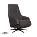 LABEL51 Fauteuil Odense - Antraciet - Kunstleder - One Size-Fauteuils-LABEL51