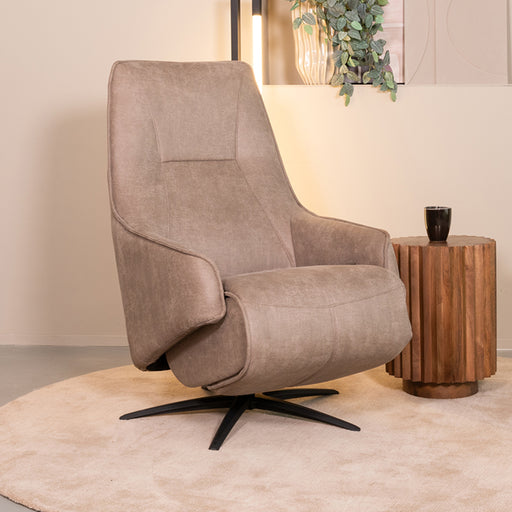 LABEL51 Fauteuil Odense - Taupe - Kunstleder - One Size-Fauteuils-LABEL51