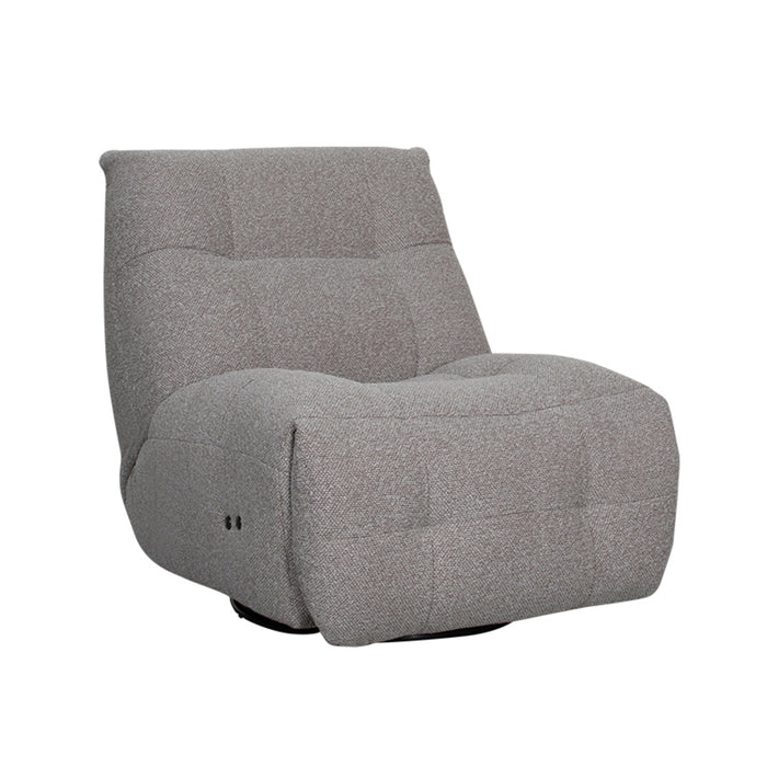 LABEL51 Fauteuil Relax - Recharge - Truffel grijs - Boucle - Draaibaar-Fauteuils-LABEL51