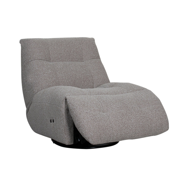 LABEL51 Fauteuil Relax - Recharge - Truffel grijs - Boucle - Draaibaar-Fauteuils-LABEL51