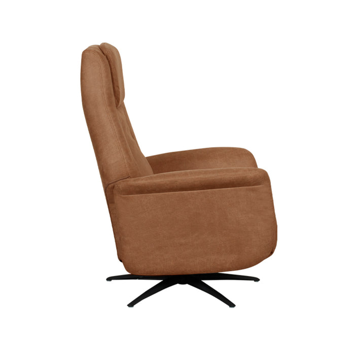 LABEL51 Fauteuil Stockholm - Cognac - Kunstleder - 1-Motorig-Fauteuils-LABEL51