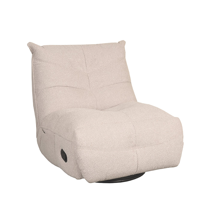 LABEL51 Sessel Take It Easy - Anthrazit - Bouclé - Einheitsgröße