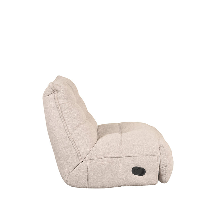 LABEL51 Sessel Take It Easy - Anthrazit - Bouclé - Einheitsgröße