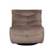 LABEL51 Fauteuil Take It Easy Taupe Velvet - 84x104x94 cm-Fauteuils-LABEL51