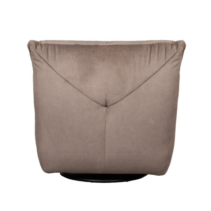 LABEL51 Fauteuil Take It Easy - Taupe - Velvet - One Size-Fauteuils-LABEL51