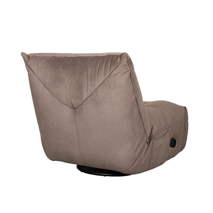 LABEL51 Fauteuil Take It Easy - Taupe - Velvet - One Size-Fauteuils-LABEL51