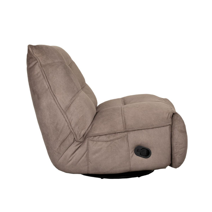 LABEL51 Fauteuil Take It Easy - Taupe - Velvet - One Size-Fauteuils-LABEL51