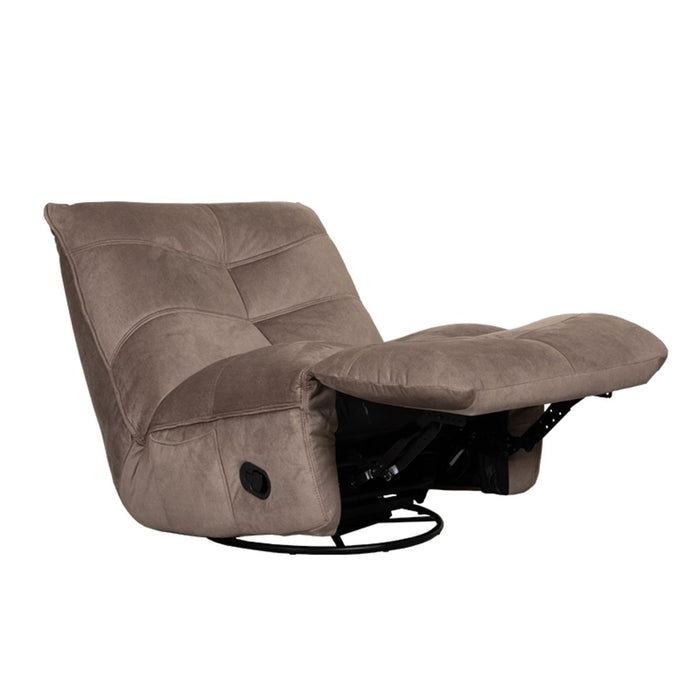 LABEL51 Fauteuil Take It Easy - Taupe - Velvet - One Size-Fauteuils-LABEL51