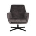 LABEL51 Fauteuil Toby - Antraciet - Velvet - One Size-Fauteuils-LABEL51