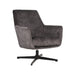 LABEL51 Fauteuil Toby - Antraciet - Velvet - One Size-Fauteuils-LABEL51