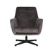 LABEL51 Fauteuil Toby - Antraciet - Velvet - One Size-Fauteuils-LABEL51