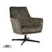 LABEL51 Fauteuil Toby - Hunter - Velvet - One Size-Fauteuils-LABEL51
