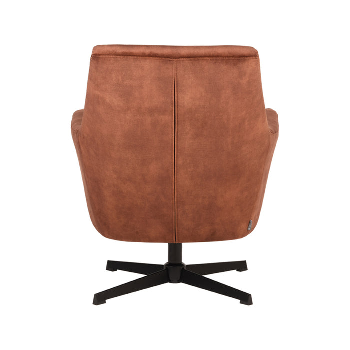 LABEL51 Fauteuil Toby - Rust - Velvet - One Size-Fauteuils-LABEL51