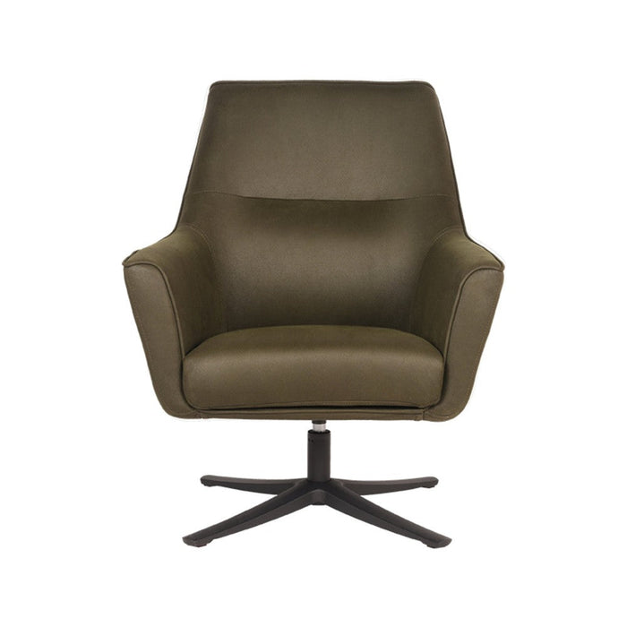 LABEL51 Fauteuil Tod - Army green - Microfiber - Draaibaar-Fauteuils-LABEL51