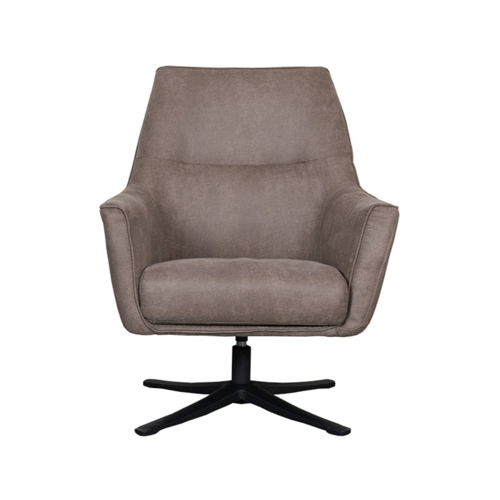 LABEL51 Fauteuil Tod - Taupe - Micro Suede - Draaibaar-Fauteuils-LABEL51