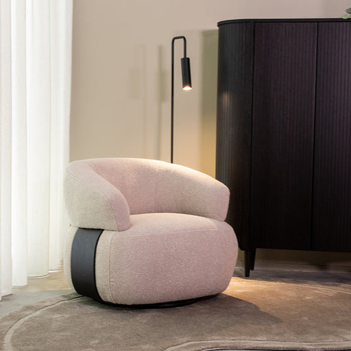 LABEL51 Fauteuil Valenza - Naturel - Boucle - One Size #2-Fauteuils-LABEL51