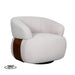 LABEL51 Fauteuil Valenza - Naturel - Boucle - One Size #3-Fauteuils-LABEL51