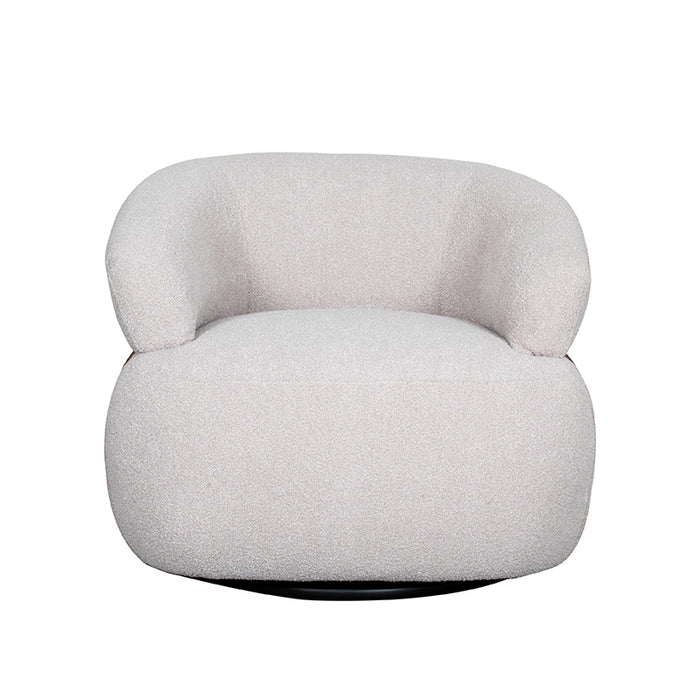 LABEL51 Fauteuil Valenza - Naturel - Boucle - One Size #3-Fauteuils-LABEL51