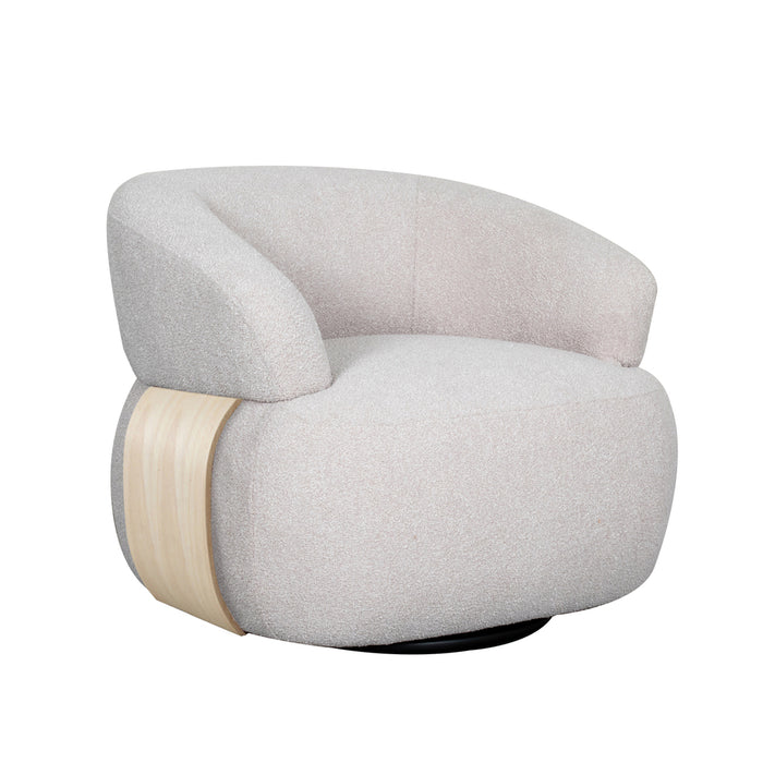 LABEL51 Fauteuil Valenza - Naturel - Boucle - One Size-Fauteuils-LABEL51