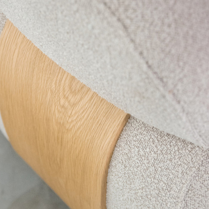 LABEL51 Fauteuil Valenza - Naturel - Boucle - One Size-Fauteuils-LABEL51