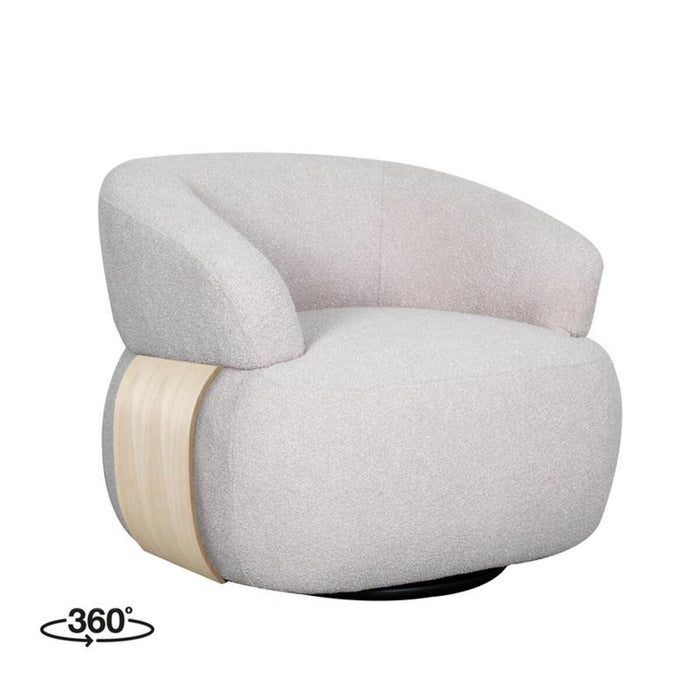 LABEL51 Fauteuil Valenza - Naturel - Boucle - One Size-Fauteuils-LABEL51