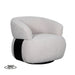 LABEL51 Fauteuil Valenza - Naturel - Boucle - Zwart Eiken-Fauteuils-LABEL51