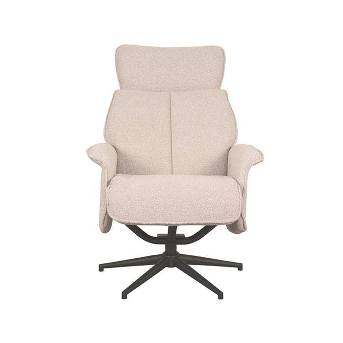 LABEL51 Fauteuil Verdal Naturel Boucle Excl. Hocker 77x79x109 cm-Fauteuils-LABEL51