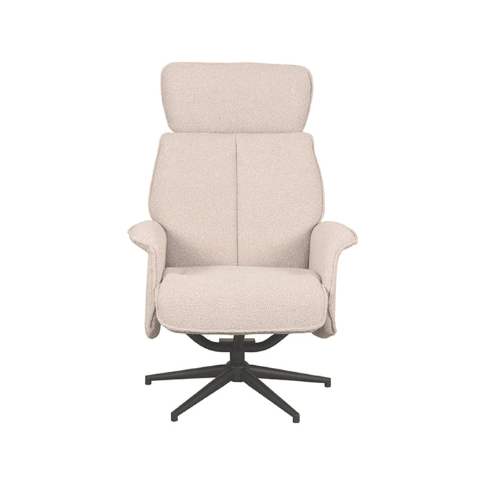 LABEL51 Fauteuil Verdal - Naturel - Boucle - Excl. Hocker-Fauteuils-LABEL51