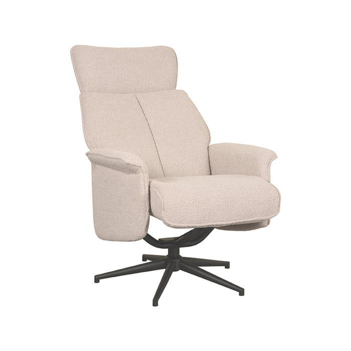 LABEL51 Fauteuil Verdal - Naturel - Boucle - Excl. Hocker-Poefs-LABEL51