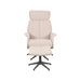 LABEL51 Fauteuil Verdal - Naturel - Boucle - Incl. Hocker-Fauteuils-LABEL51