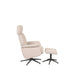 LABEL51 Fauteuil Verdal - Naturel - Boucle - Incl. Hocker-Fauteuils-LABEL51