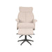 LABEL51 Fauteuil Verdal - Naturel - Boucle - Incl. Hocker-Poefs-LABEL51