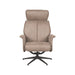 LABEL51 Fauteuil Verdal - Taupe - Kunstleder - Excl. Hocker-Fauteuils-LABEL51