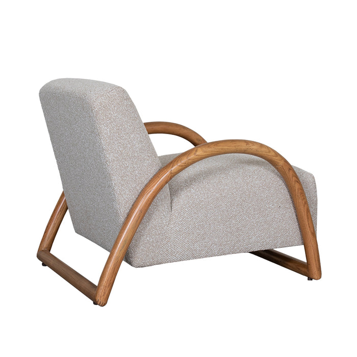 LABEL51 Fauteuil Viggo - Naturel - Boucle - Naturel Houten Frame-Fauteuils-LABEL51