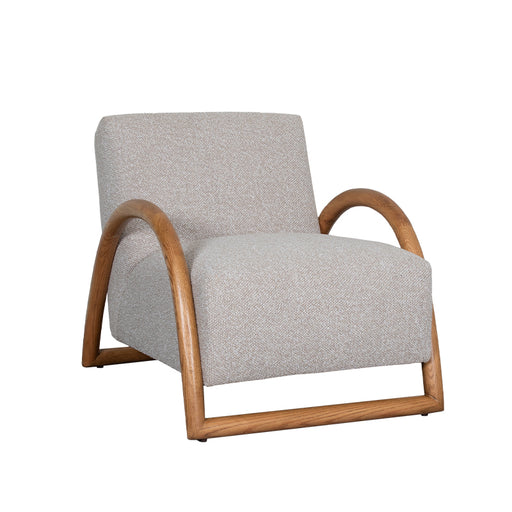 LABEL51 Fauteuil Viggo - Naturel - Boucle - Naturel Houten Frame-Fauteuils-LABEL51