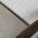 LABEL51 Fauteuil Viggo - Naturel - Boucle - Walnoot Houten Frame-Fauteuils-LABEL51