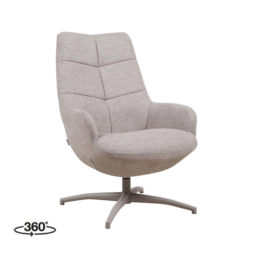 LABEL51 Fauteuil Winston - Taupe - Geweven - One Size-Fauteuils-LABEL51