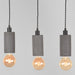 LABEL51 Hanglamp Fresco - Beton - Beton - 5-Lichts-Tafellampen-LABEL51