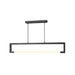 LABEL51 Futuro hanglamp in zwart metaal met minimalistisch lineair design van 120 cm breed.