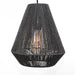 LABEL51 Hanglamp Ibiza - Zwart - Jute - 2-Lichts-Tafellampen-LABEL51