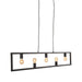 LABEL51 Hanglamp Quadrato Metaal Zwart 10x135x130 cm-Hanglampen-LABEL51