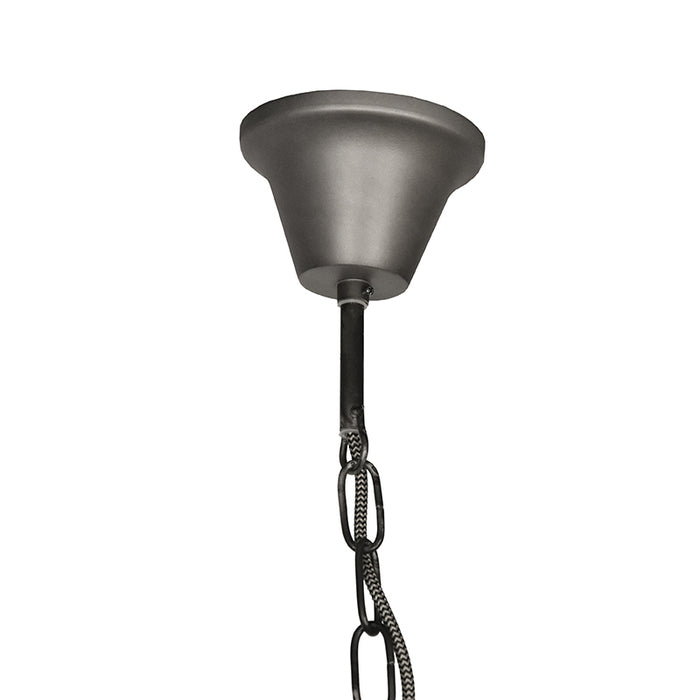 LABEL51 Hanglamp spot grote metaal Burned Steel 47x47x52 cm