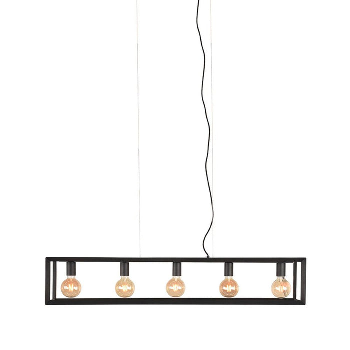 LABEL51 Hanglamp Tetto - Zwart - Metaal - 5-Lichts-Hanglampen-LABEL51