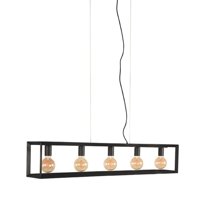 LABEL51 Hanglamp Tetto - Zwart - Metaal - 5-Lichts-Tafellampen-LABEL51