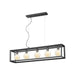 LABEL51 Hanglamp Tetto - Zwart - Metaal - 5-Lichts-Tafellampen-LABEL51