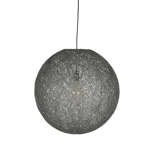 LABEL51 Hanglamp Twist Bolvormige Vlas Grijs 45x45x45 cm-Hanglampen-LABEL51
