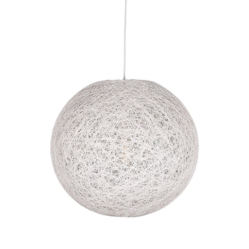 LABEL51 Hanglamp Twist Wit Vlas 45x45x45 cm-Hanglampen-LABEL51