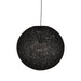 LABEL51 Hanglamp Twist - Zwart - Vlas - L-Tafellampen-LABEL51