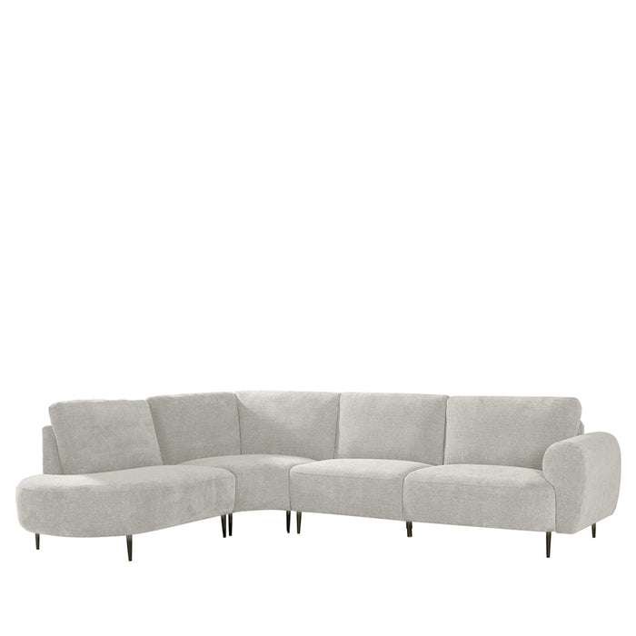 LABEL51 Hoekbank Milano Naturel Chenille Hoekbank Links 300x232x72 cm-Hoekbanken-LABEL51