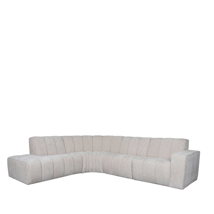LABEL51 Hoekbank Vitoro - Naturel - Chenille - Hoekbank Links-3-Zitsbanken-LABEL51